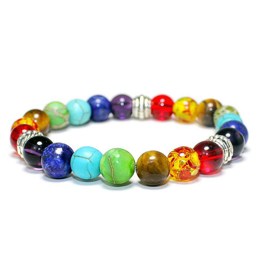 Oescus Chakra Healing Bracelet: Elevate Your Energy with Seven Crystal Chakras
